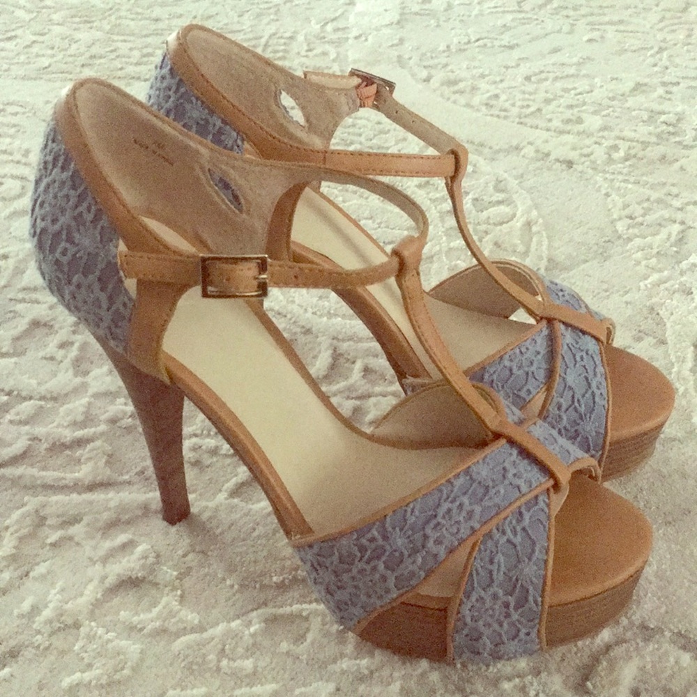 Brand New Platform High Heeled Strappy Sandals